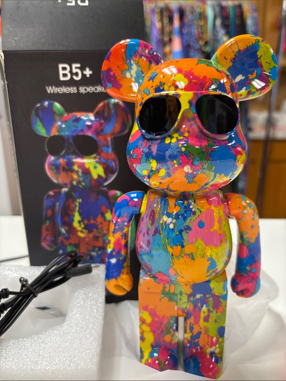 Multicolor Splash Wireless Speaker - Colorful Paint Splatter